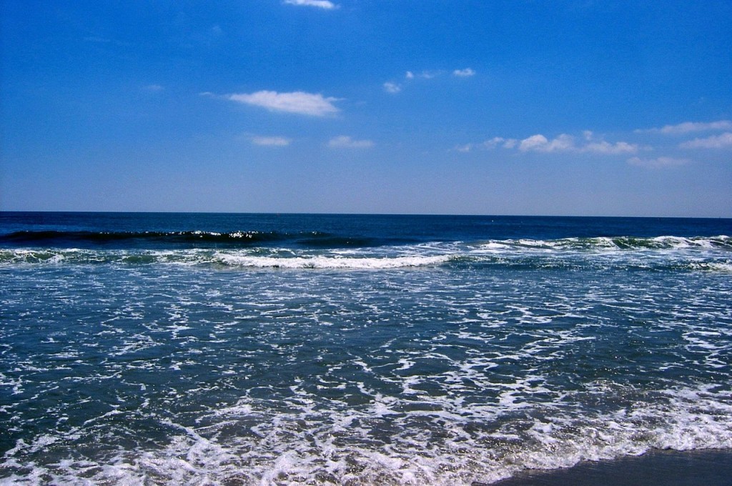 An image of clear, blue water